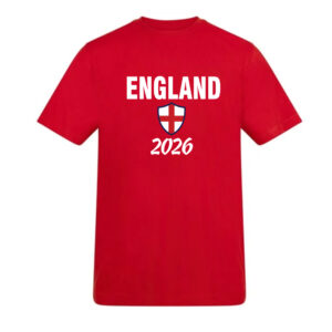 England 2026 Red T-Shirt
