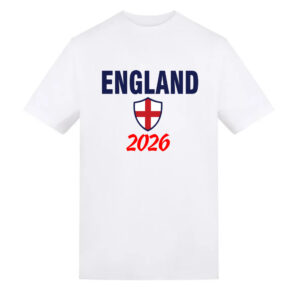 England 2026 White T-Shirt